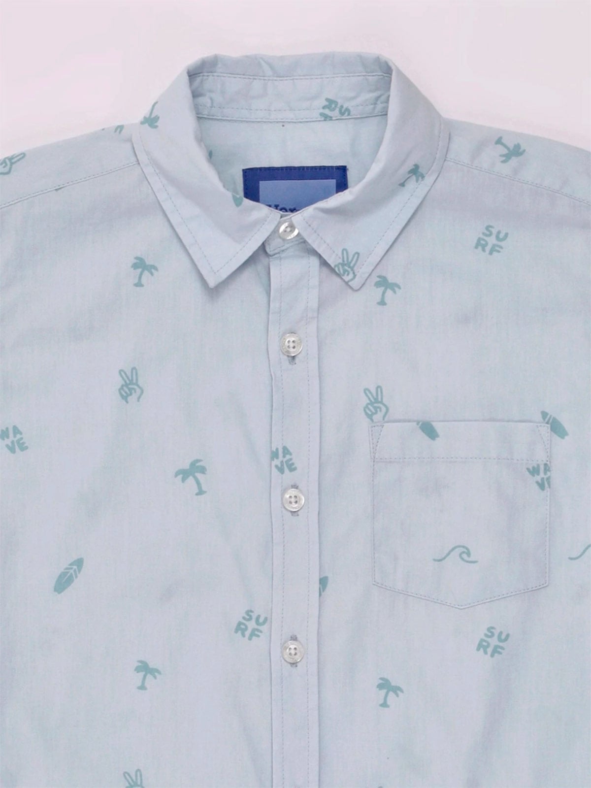 CAMISA MANGA CORTA ALGODÓN NIÑO HARVEST MINI PRINIT - 5