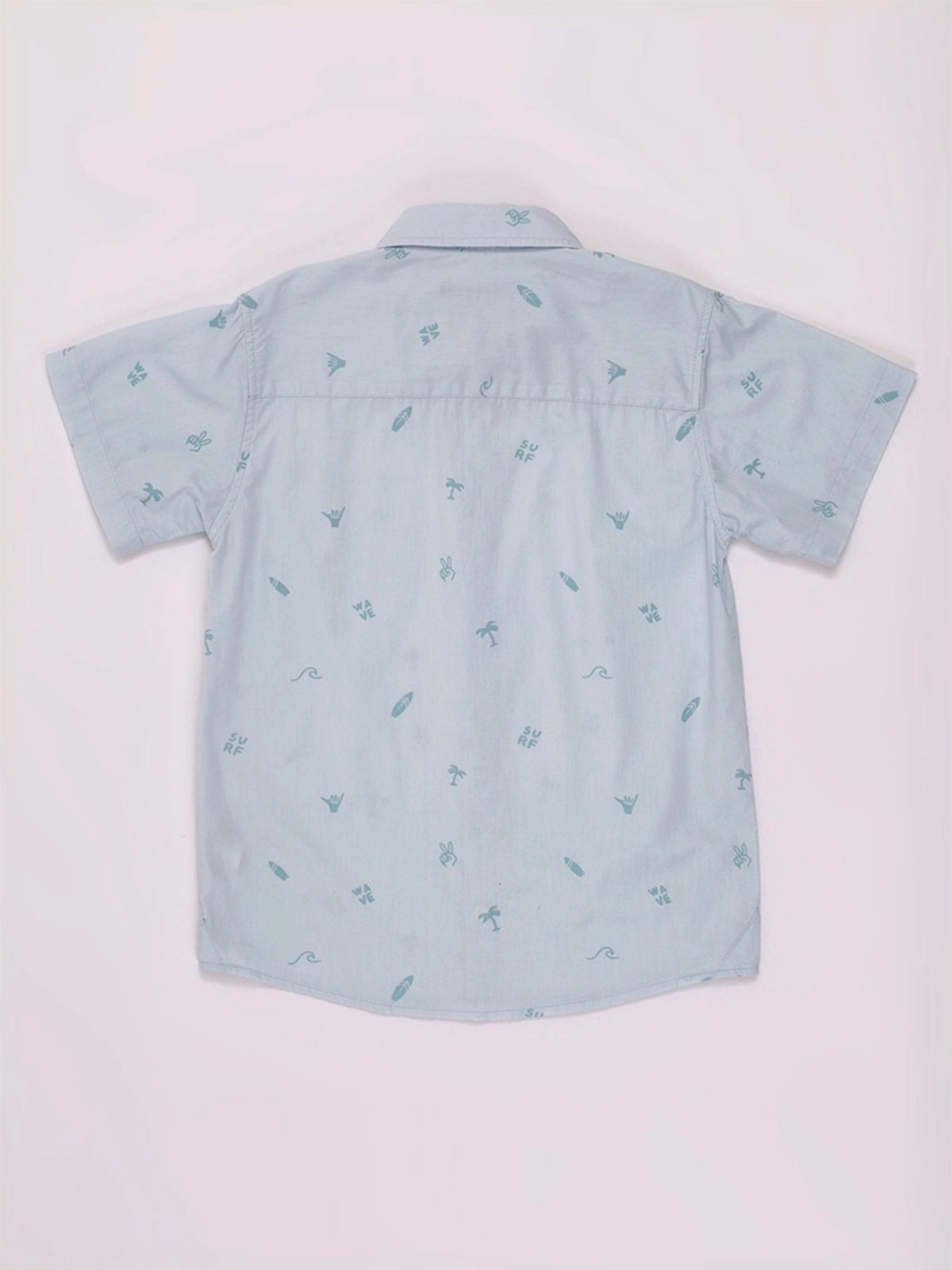 CAMISA MANGA CORTA ALGODÓN NIÑO HARVEST MINI PRINIT - 4
