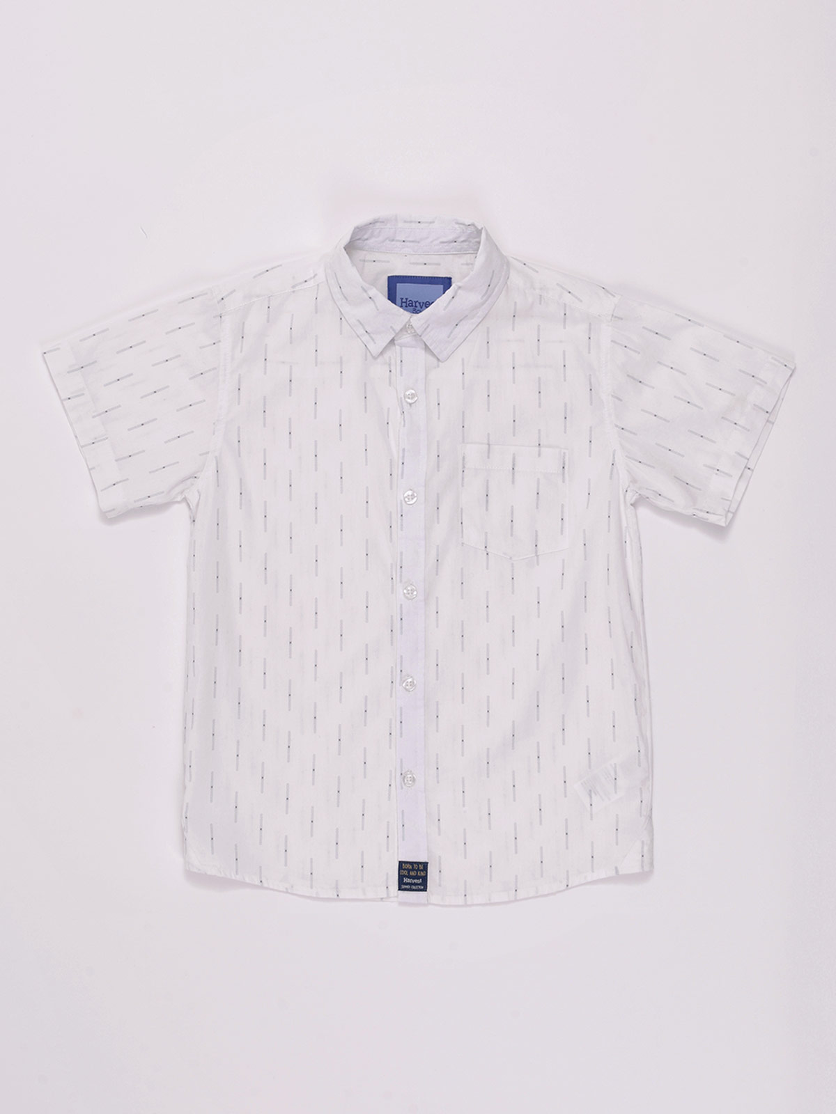 CAMISA MANGA CORTA ALGODÓN NIÑO HARVEST MINI PRINIT - 1