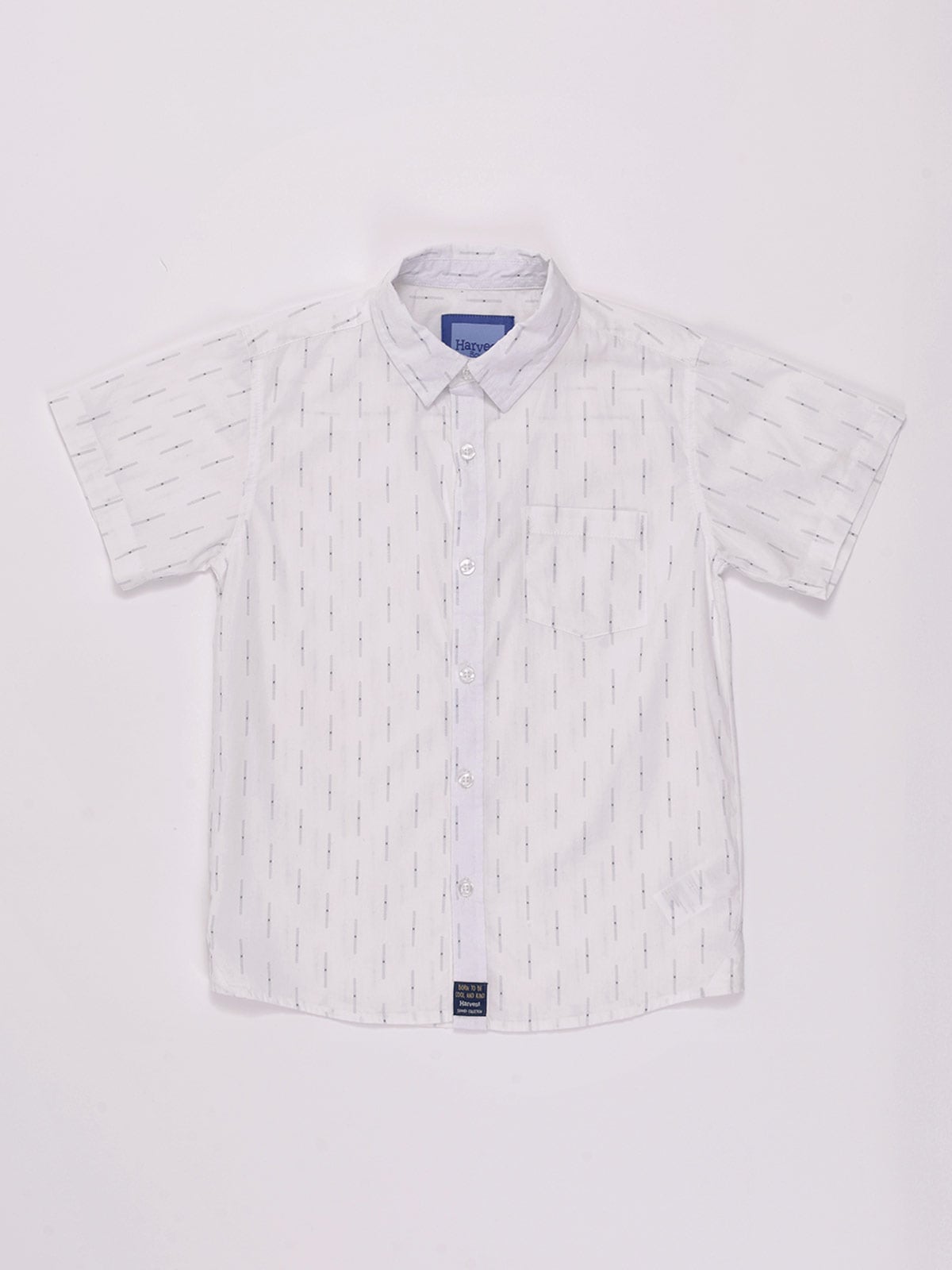 CAMISA MANGA CORTA ALGODÓN NIÑO HARVEST MINI PRINIT - 1