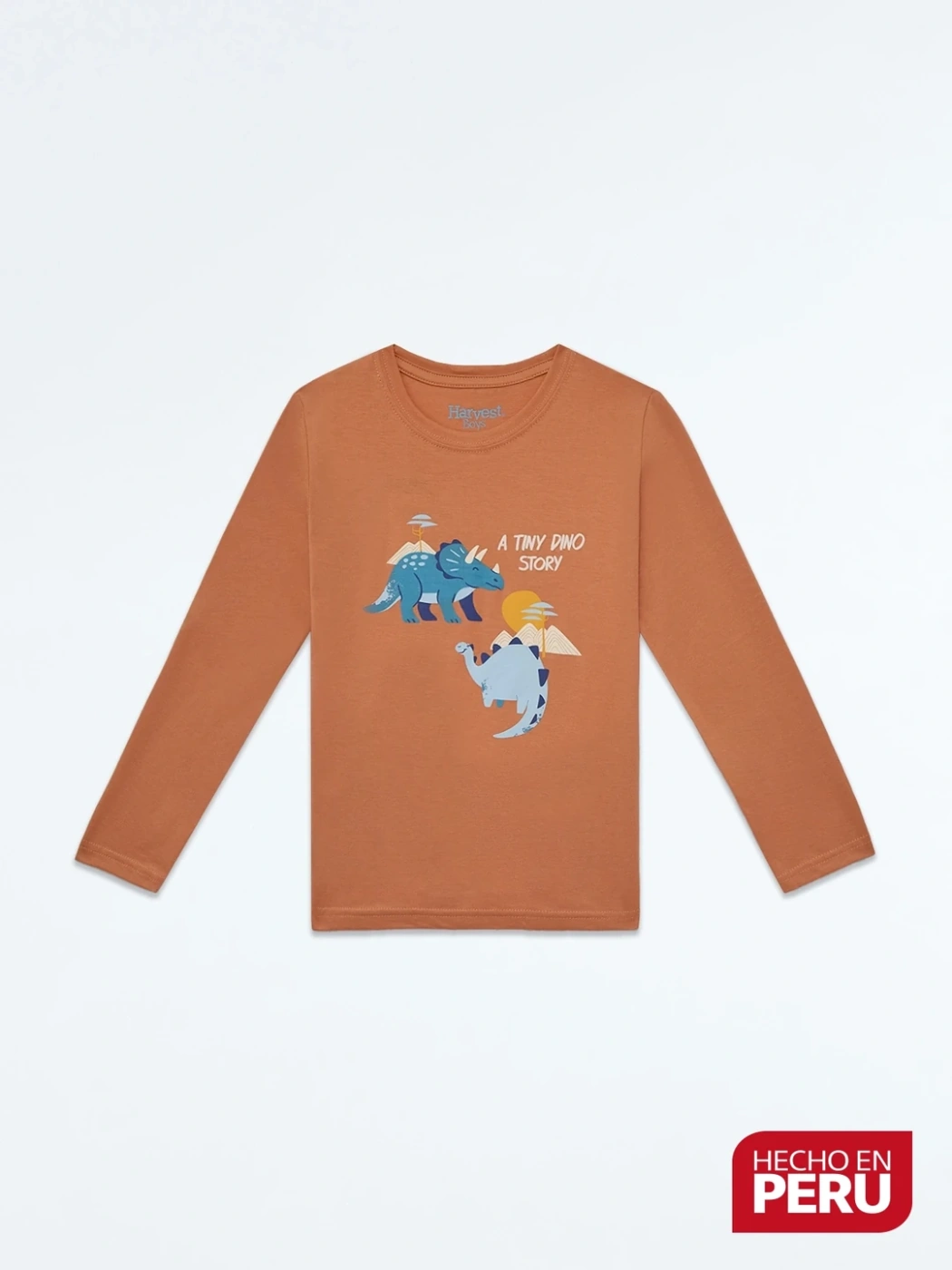 POLO MANGA LARGA ALGODÓN ESTAMPADO NIÑO HARVEST - 2