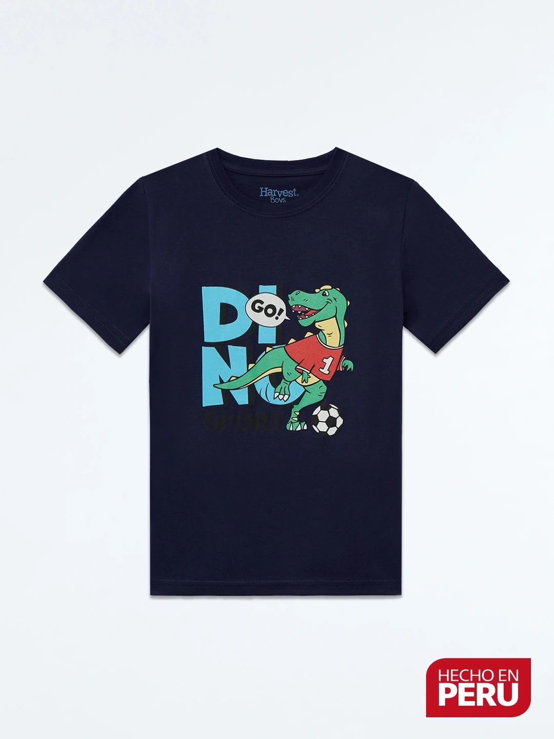 POLO MANGA CORTA ALGODÓN FÚTBOL NIÑO HARVEST - 1