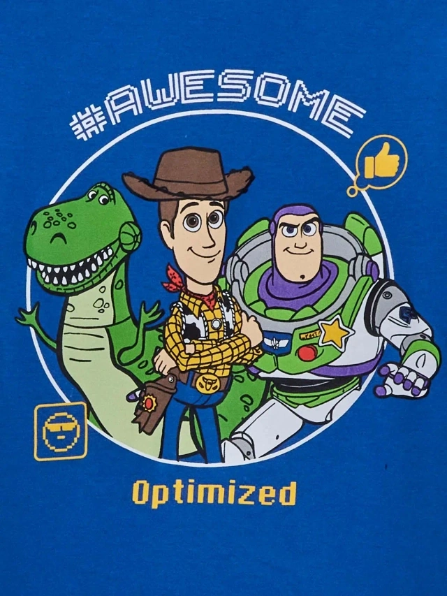 POLO ALGODÓN NIÑO TOY STORY AZUL - 4