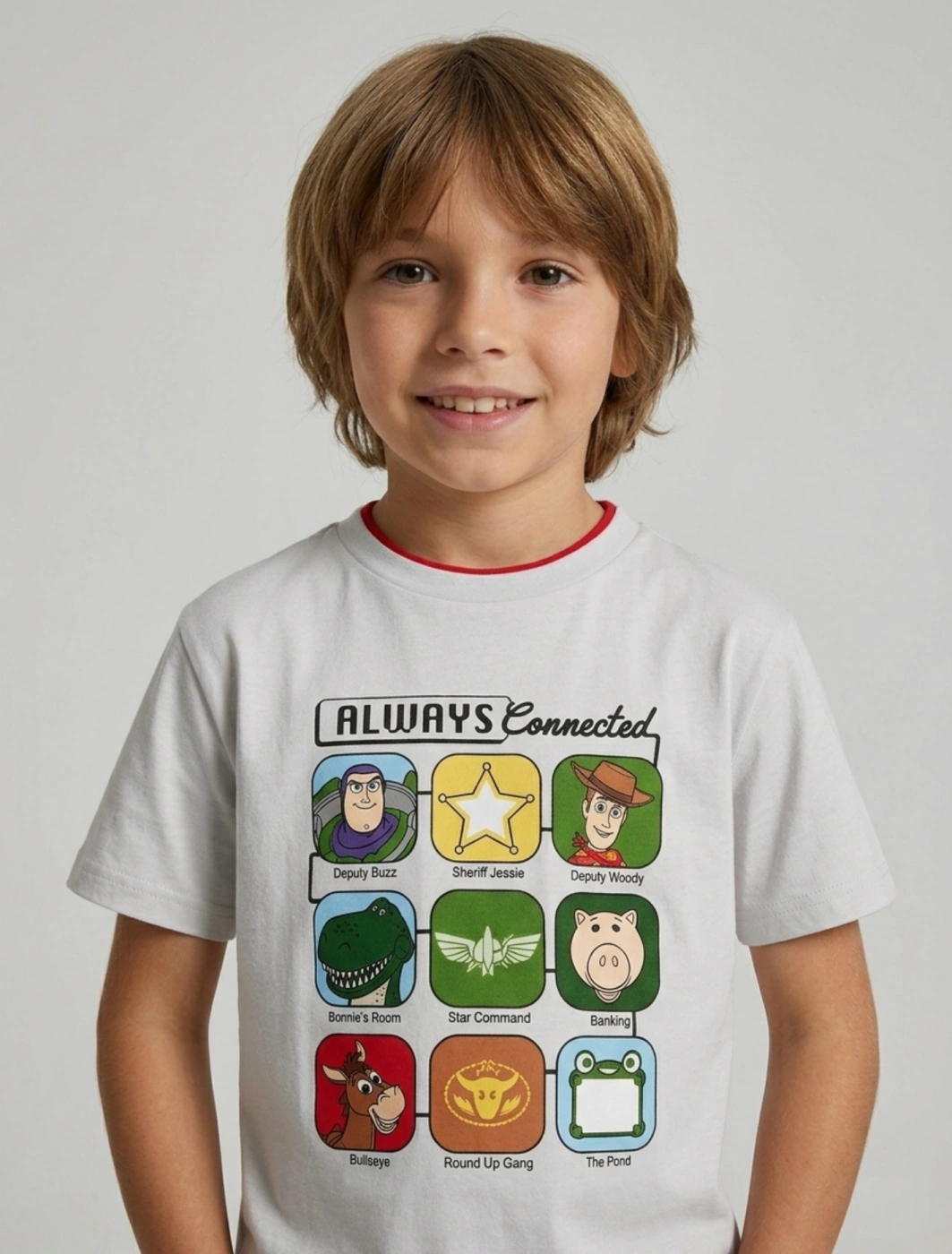POLO ALGODÓN NIÑO TOY STORY MARFIL - 1