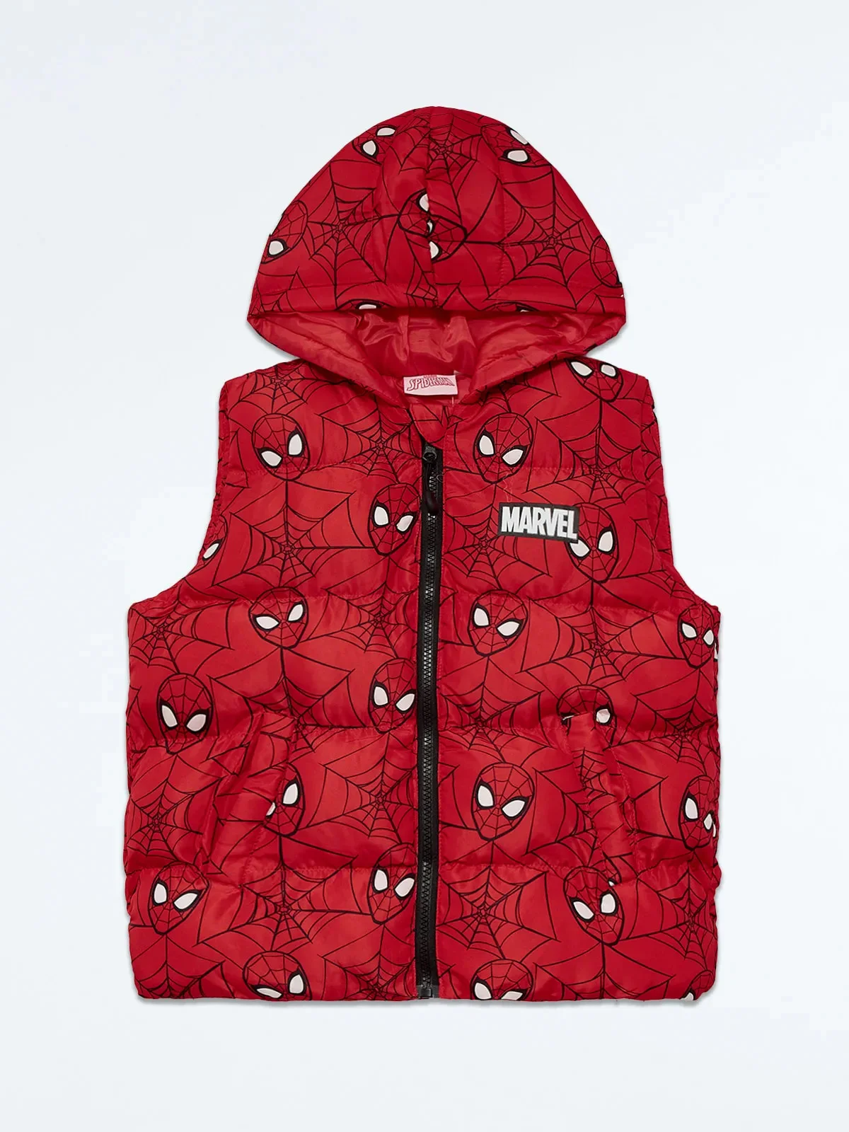 CHALECO ALGODÓN NIÑO SPIDERMAN ROJO BÁSICO - 1
