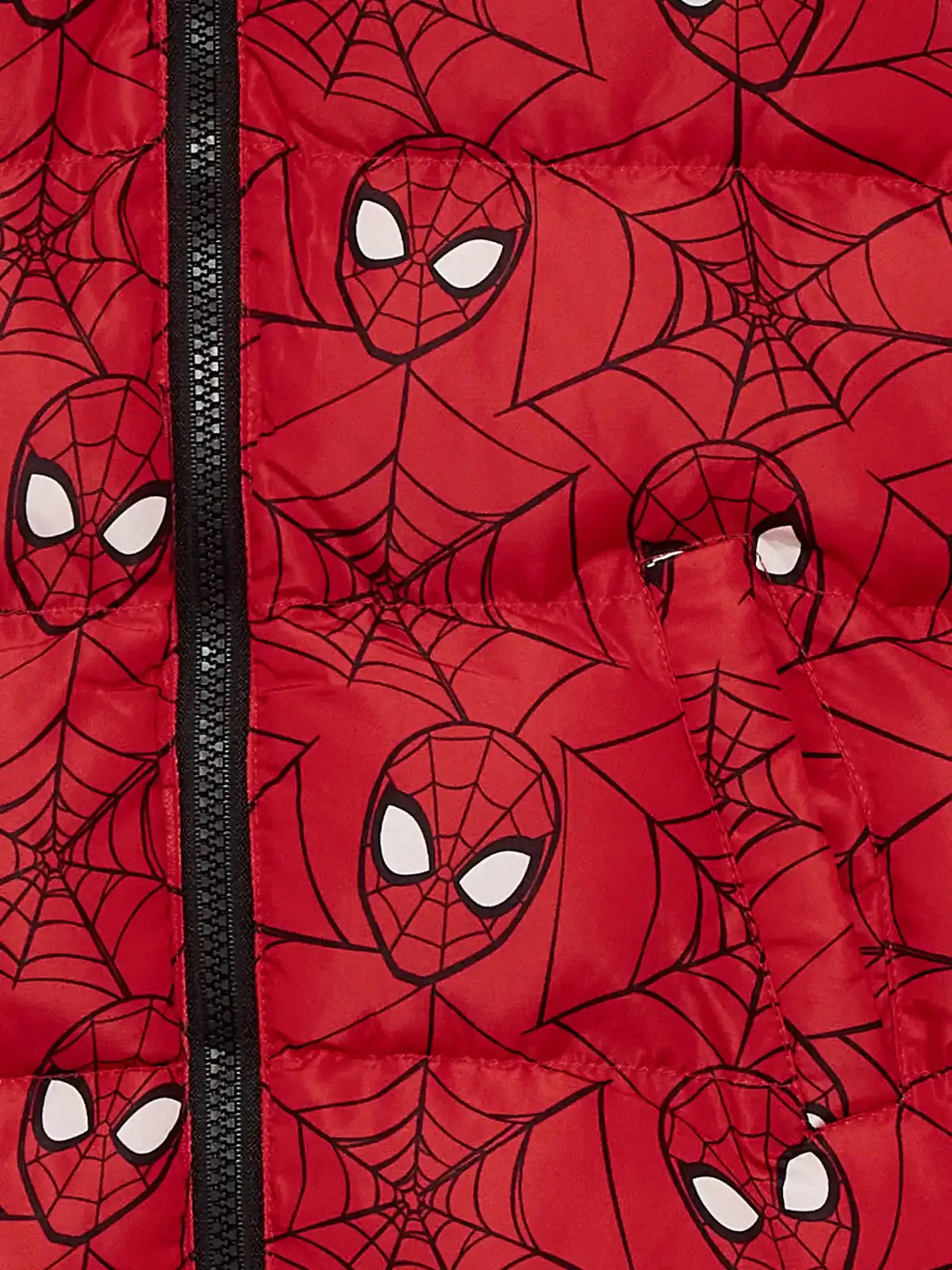 CHALECO ALGODÓN NIÑO SPIDERMAN ROJO BÁSICO - 3