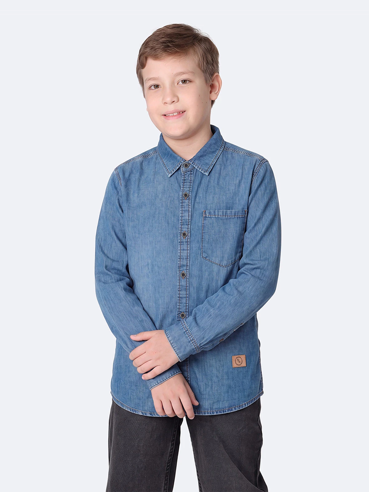 CAMISA MANGA LARGA NIÑO PIONIER JOSSIMARK - 1