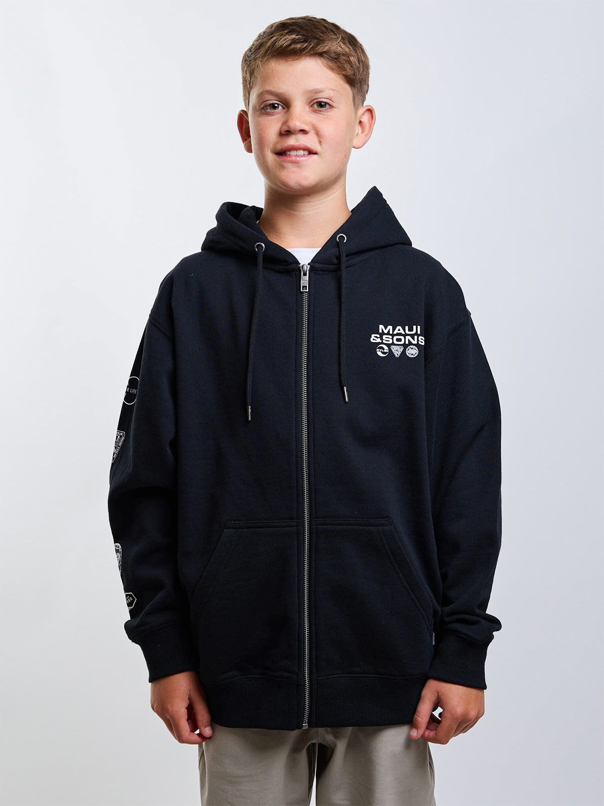 POLERA NIÑO MAUI AND SONS FULLZIPPER - 1