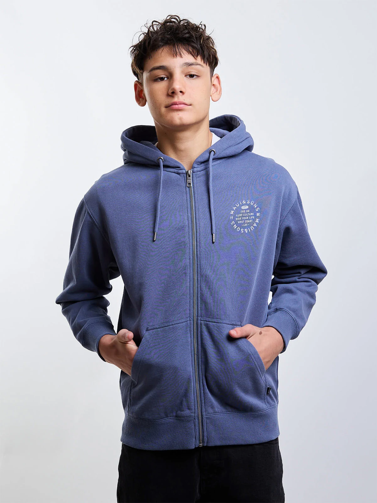 POLERA NIÑO MAUI AND SONS  FULLZIPPER 5O616 - 1