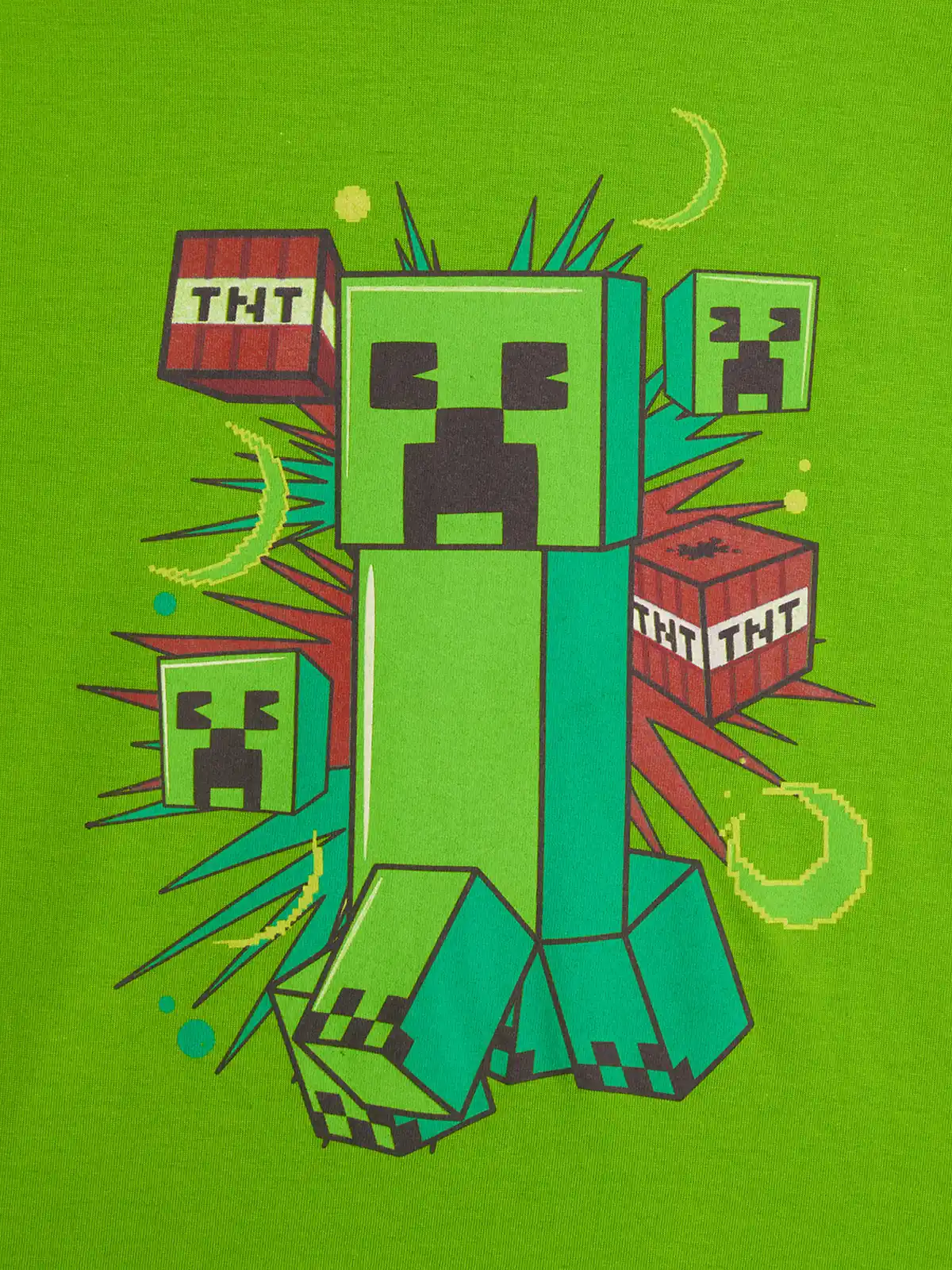 POLO MANGA CORTA ALGODÓN NIÑO MINECRAFT TNT - 3