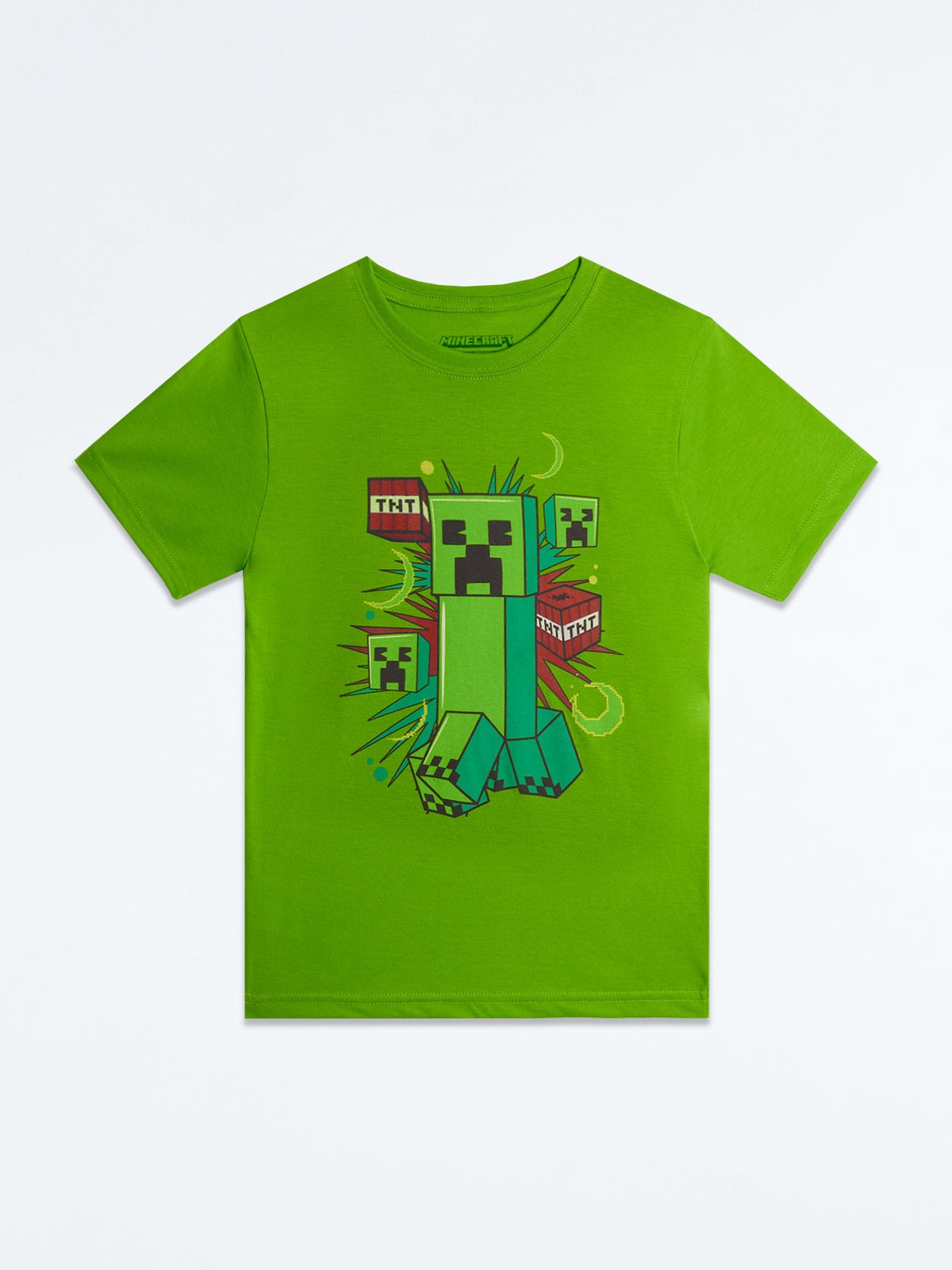POLO MANGA CORTA ALGODÓN NIÑO MINECRAFT TNT - 1