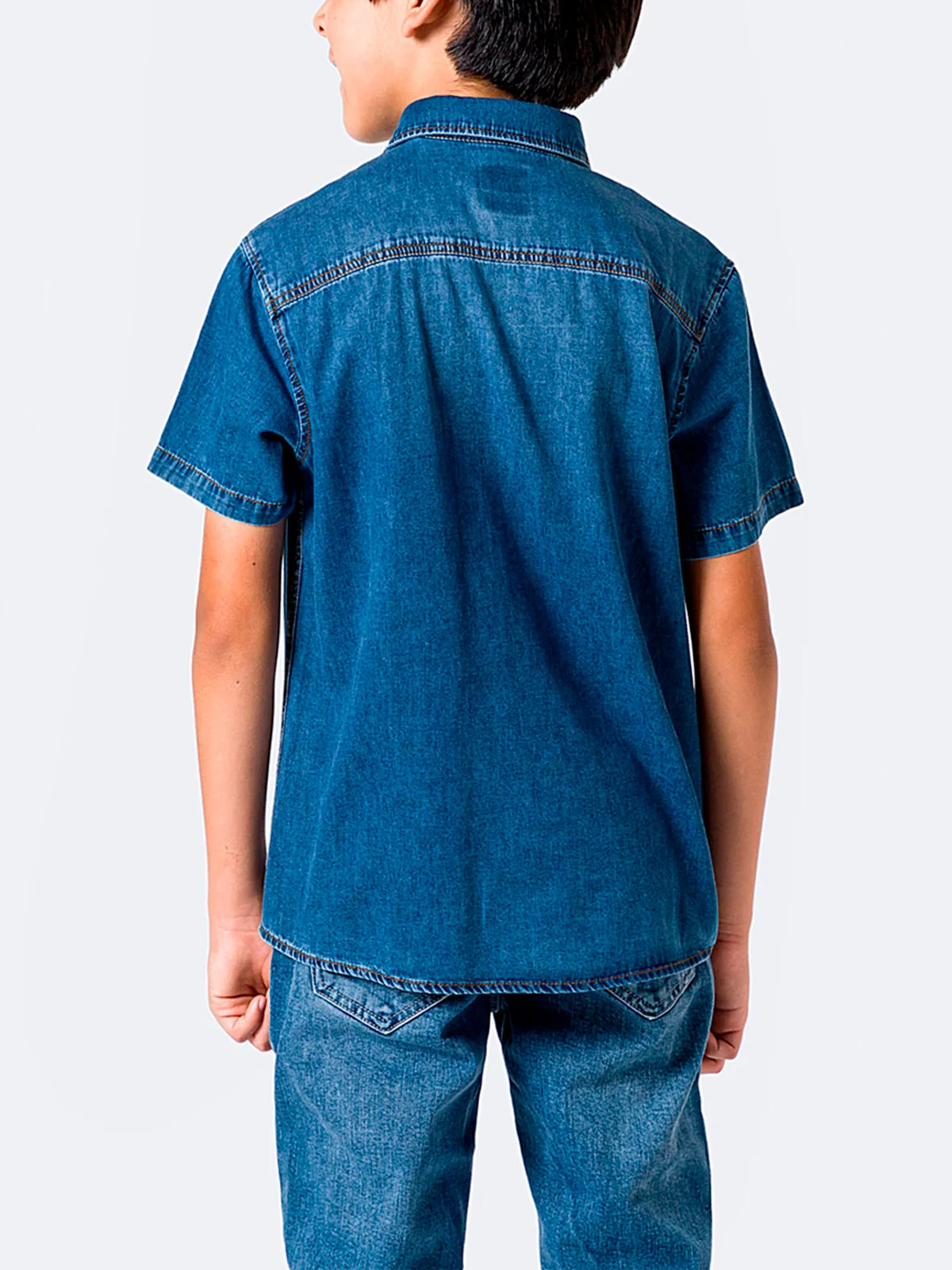 CAMISA MANGA CORTA NIÑO PIONIER JEAN LIGHT AKEEM - 4