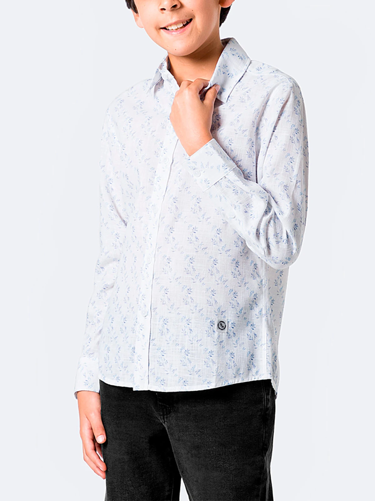 CAMISA MANGA LARGA NIÑO PIONIER FULL PRINT LAKEH - 2