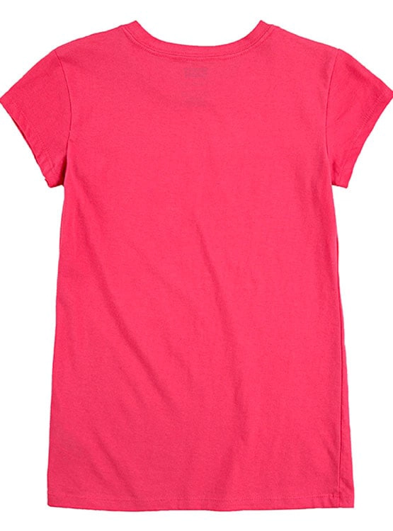 POLO MANGA CORTA ALGODÓN NIÑA LEVI'S ROSADO LOGO BATWING 414234-A37 - 2