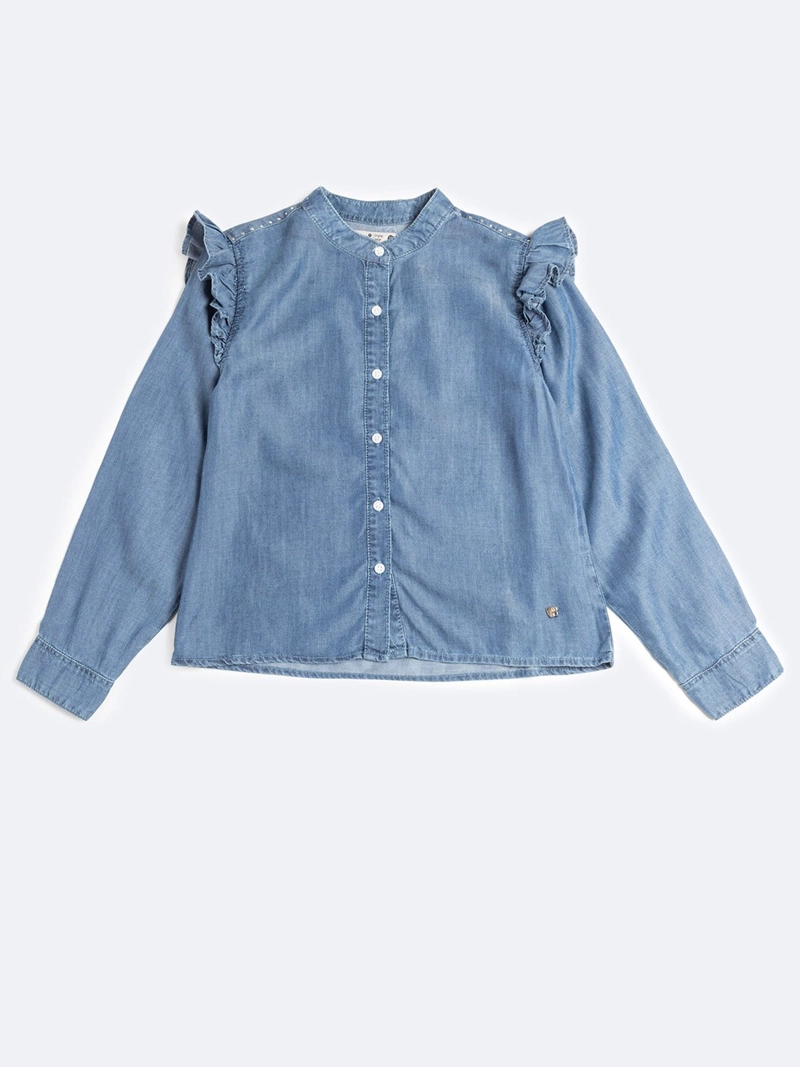 BLUSA MANGA LARGA REGULAR FIT NIÑA PIONIER HANYAH - 1