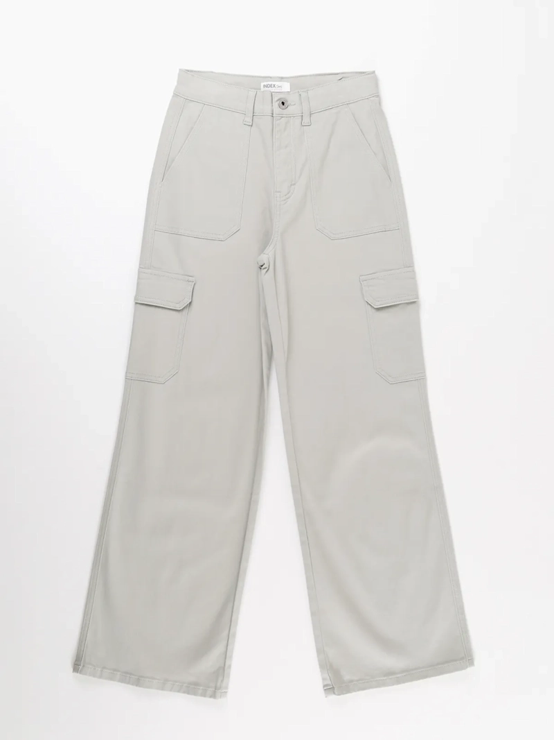 PANTALON TWILL CARGO NIÑA INDEX - 1