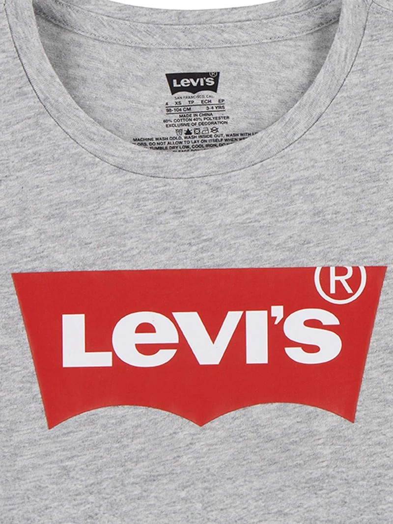 POLO MANGA CORTA NIÑA LEVI’S GRIS 314234-G8Y - 4