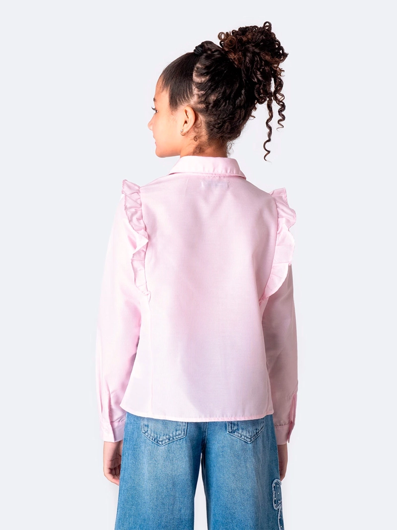 BLUSA MANGA LARGA REGULAR FIT NIÑA PIONIER AHMELIA - 3