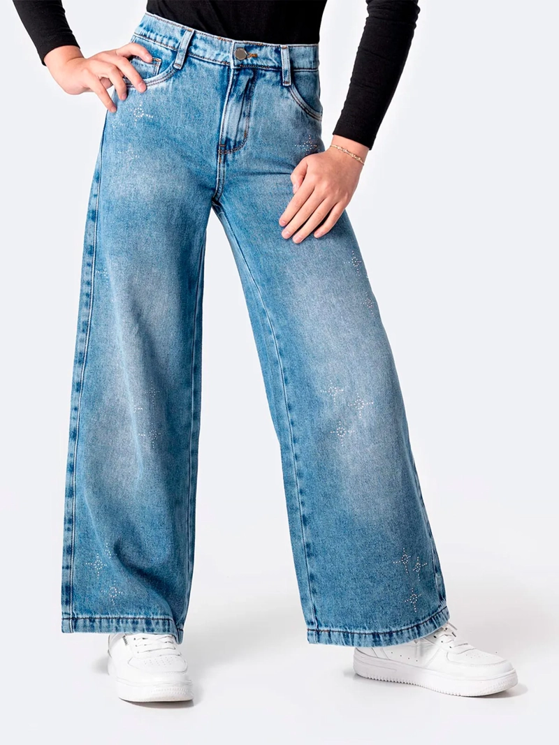 JEAN CINTURA NIÑA PIONIER WIDE LEG AHNGELA - 2