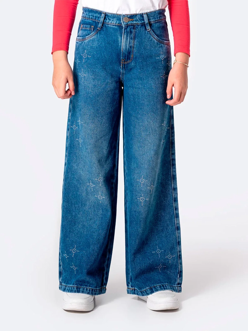 JEAN CINTURA NIÑA PIONIER WIDE LEG AHNGELA - 2
