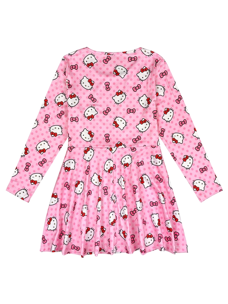 VESTIDO CORTO NIÑA HELLO KITTY ROSADO BA0235R - 2