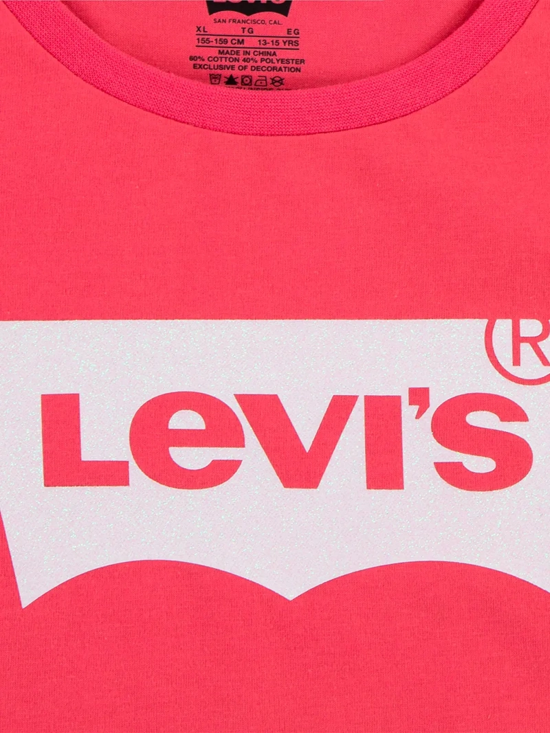 POLO MANGA CORTA NIÑA LEVI’S FUCSIA 41K825-A37 - 3