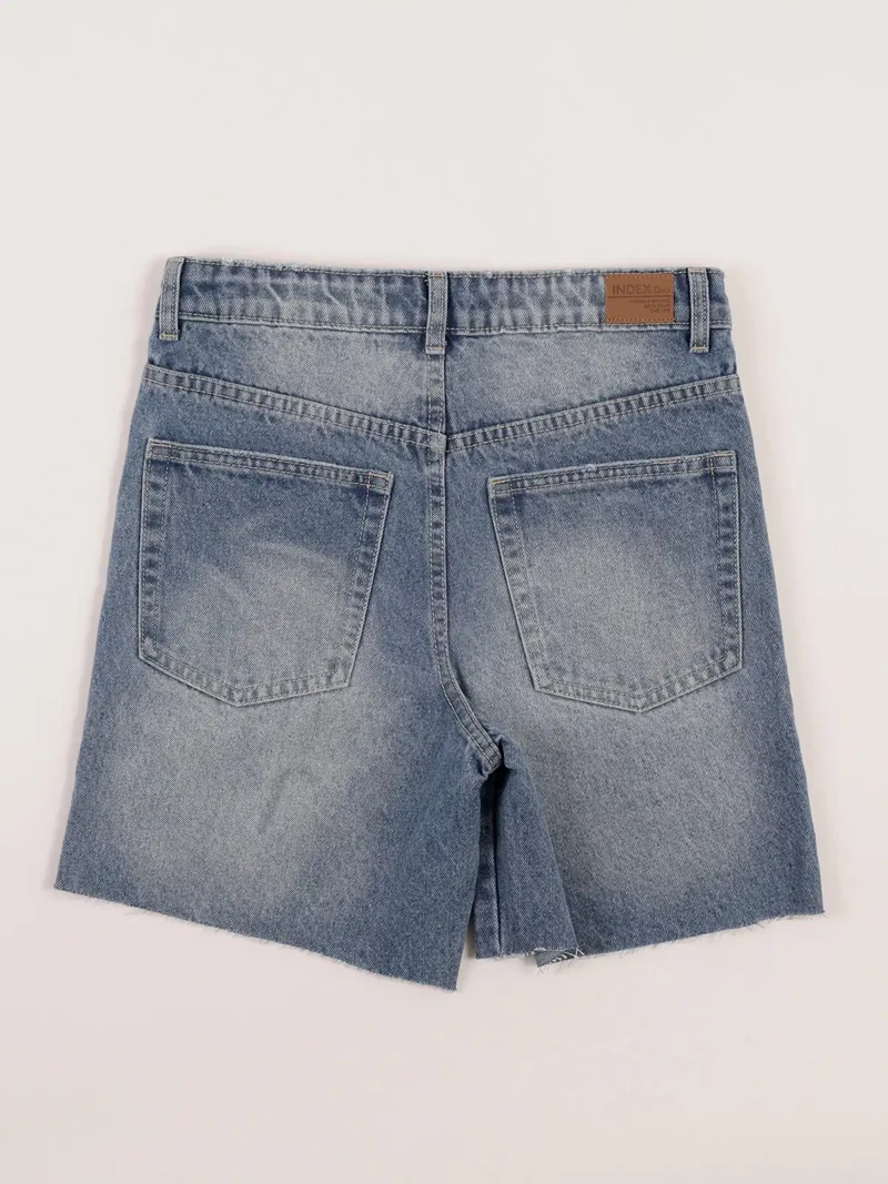 SHORT DENIM ALGODÓN NIÑA INDEX - 2