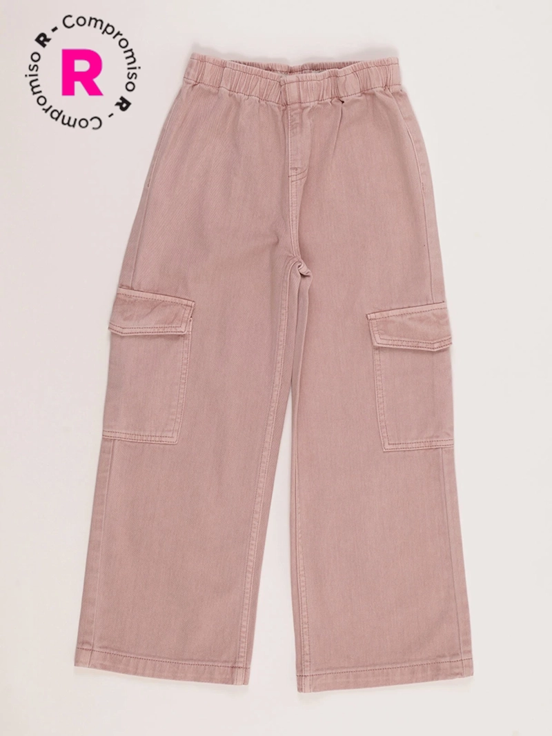 PANTALÓN CARGO ALGODÓN NIÑA HARVEST - 1