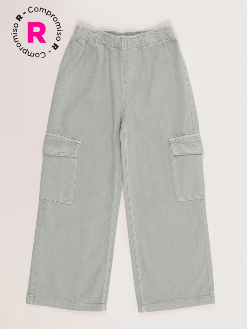 PANTALÓN CARGO ALGODÓN NIÑA HARVEST - 1