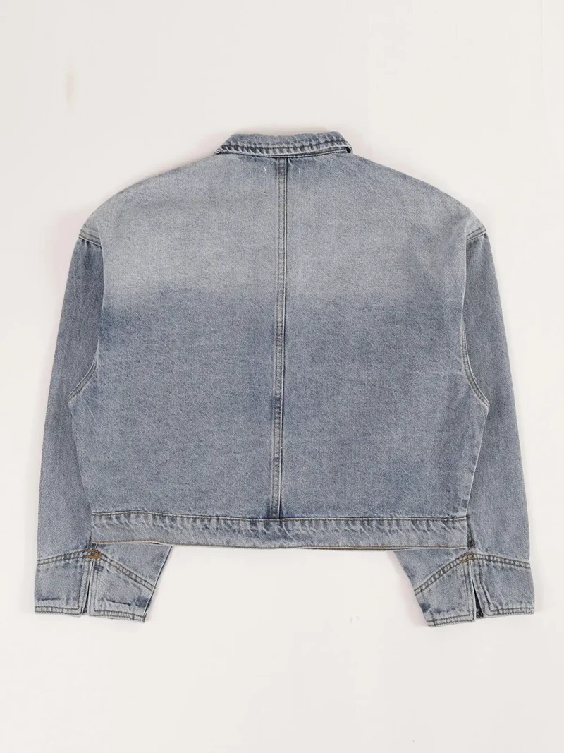CASACA DENIM ALGODÓN NIÑA INDEX - 2
