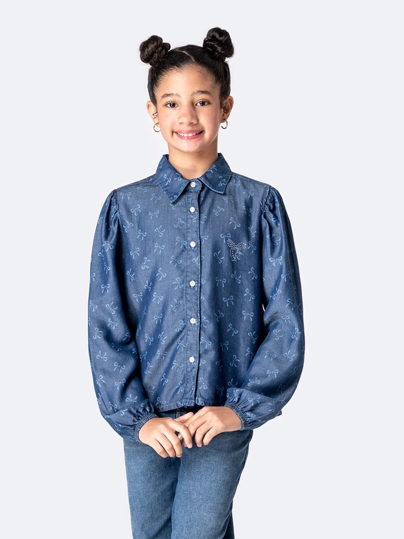 BLUSA MANGA LARGA NIÑA PIONIER ROSALINHDA - 2
