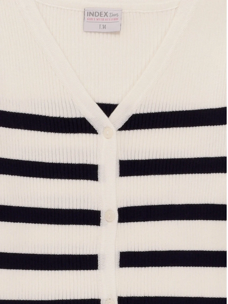 CARDIGAN A RAYAS NIÑA INDEX - 3