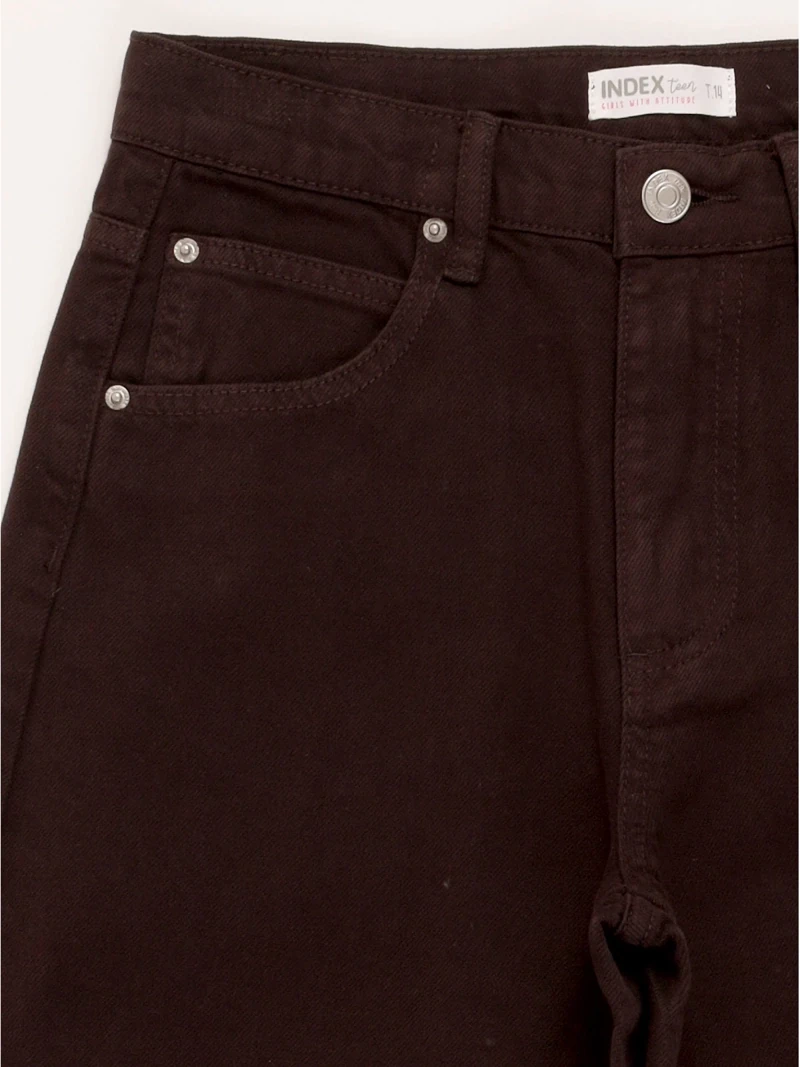JEAN BARREL ALGODÓN COLOR NIÑA INDEX - 3