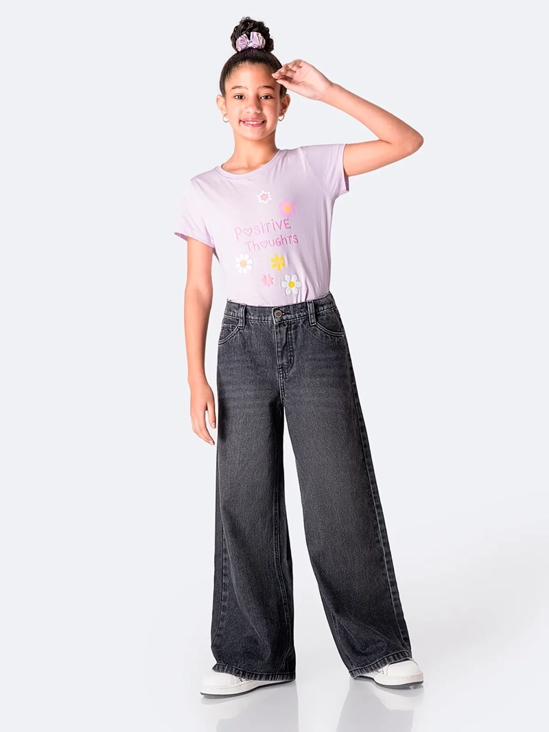 JEAN WIDE LEG NIÑA PIONIER YLDA-RIGIDO - 1