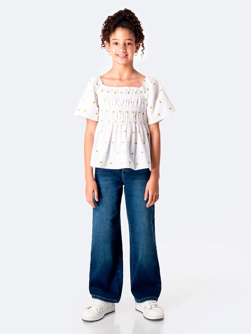 BLUSA MANGA CORTA NIÑA PIONIER JULYHH - 1