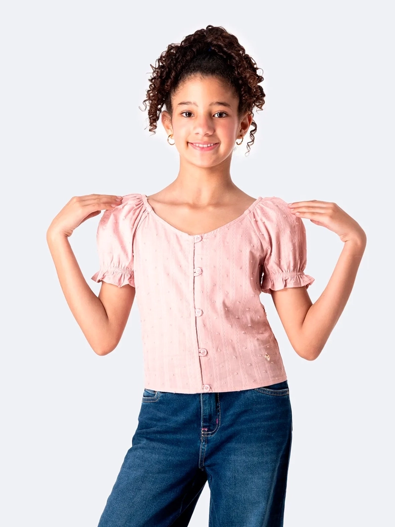 BLUSA MANGA CORTA NIÑA PIONIER MELIAHH - 2