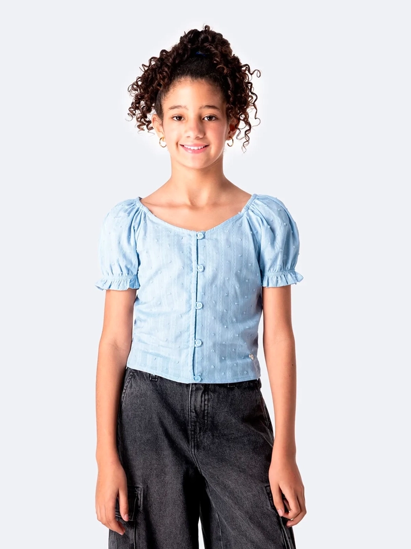 BLUSA MANGA CORTA NIÑA PIONIER MELIAHH - 2