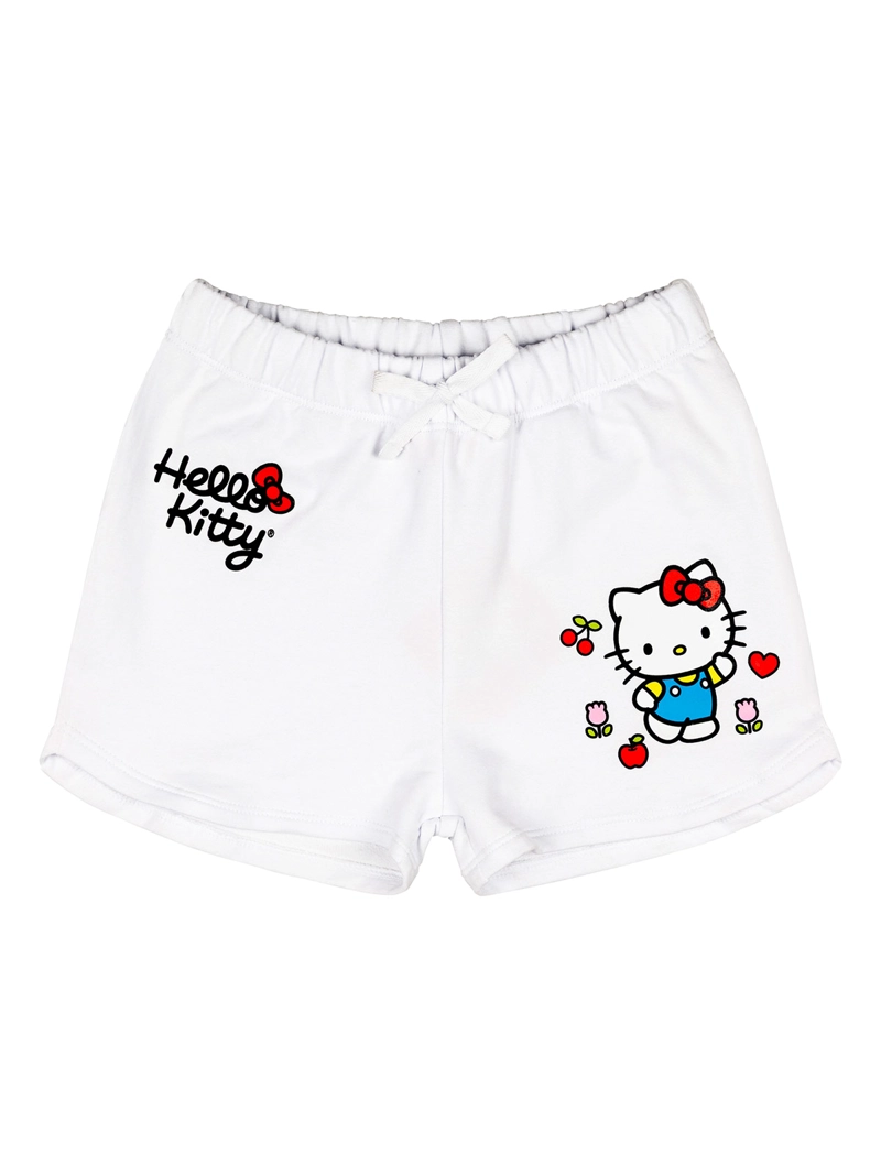SHORT ALGODÓN REGULAR NIÑA HELLO KITTY ECRU - 1