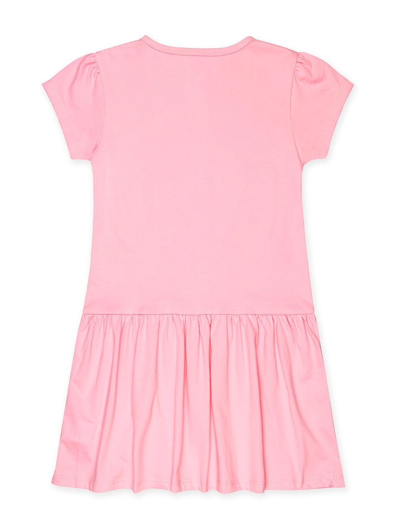 VESTIDO CORTO ALGODÓN NIÑA HELLO KITTY ROSADO - 2