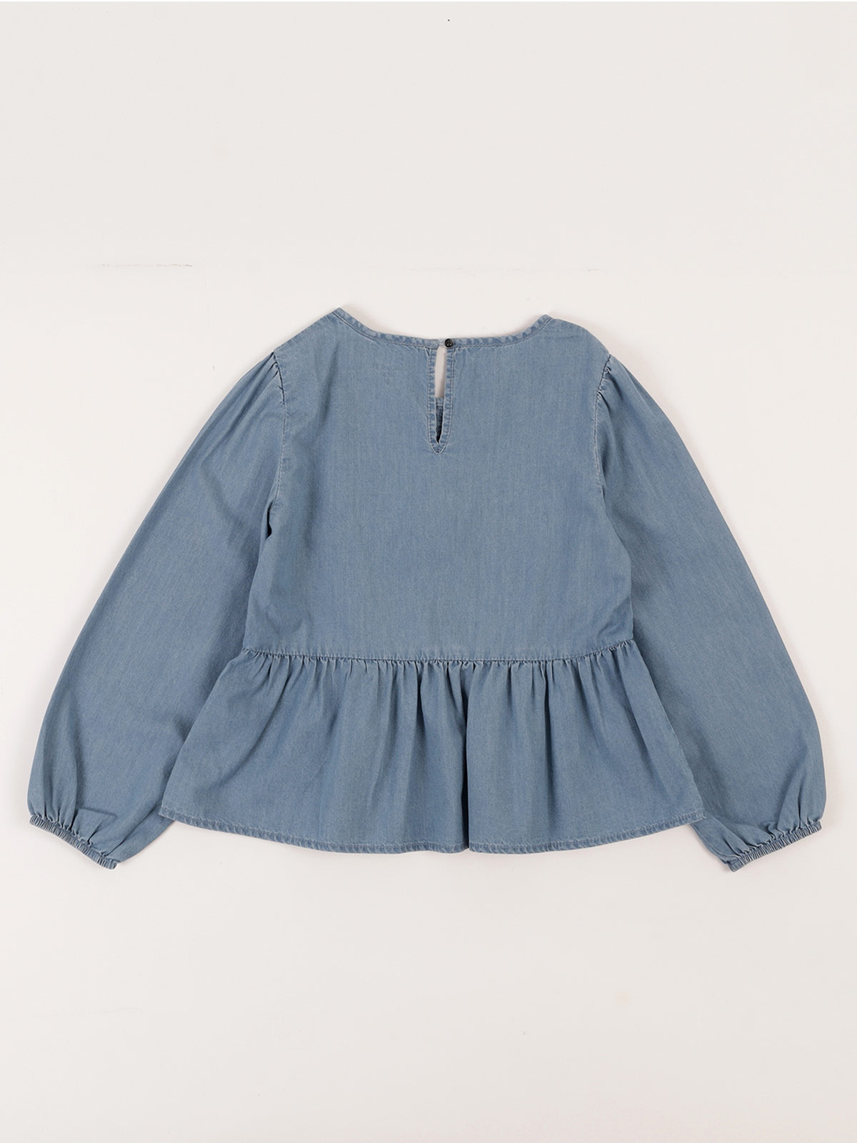 BLUSA MANGA LARGA DENIM ALGODÓN NIÑA HARVEST - 2