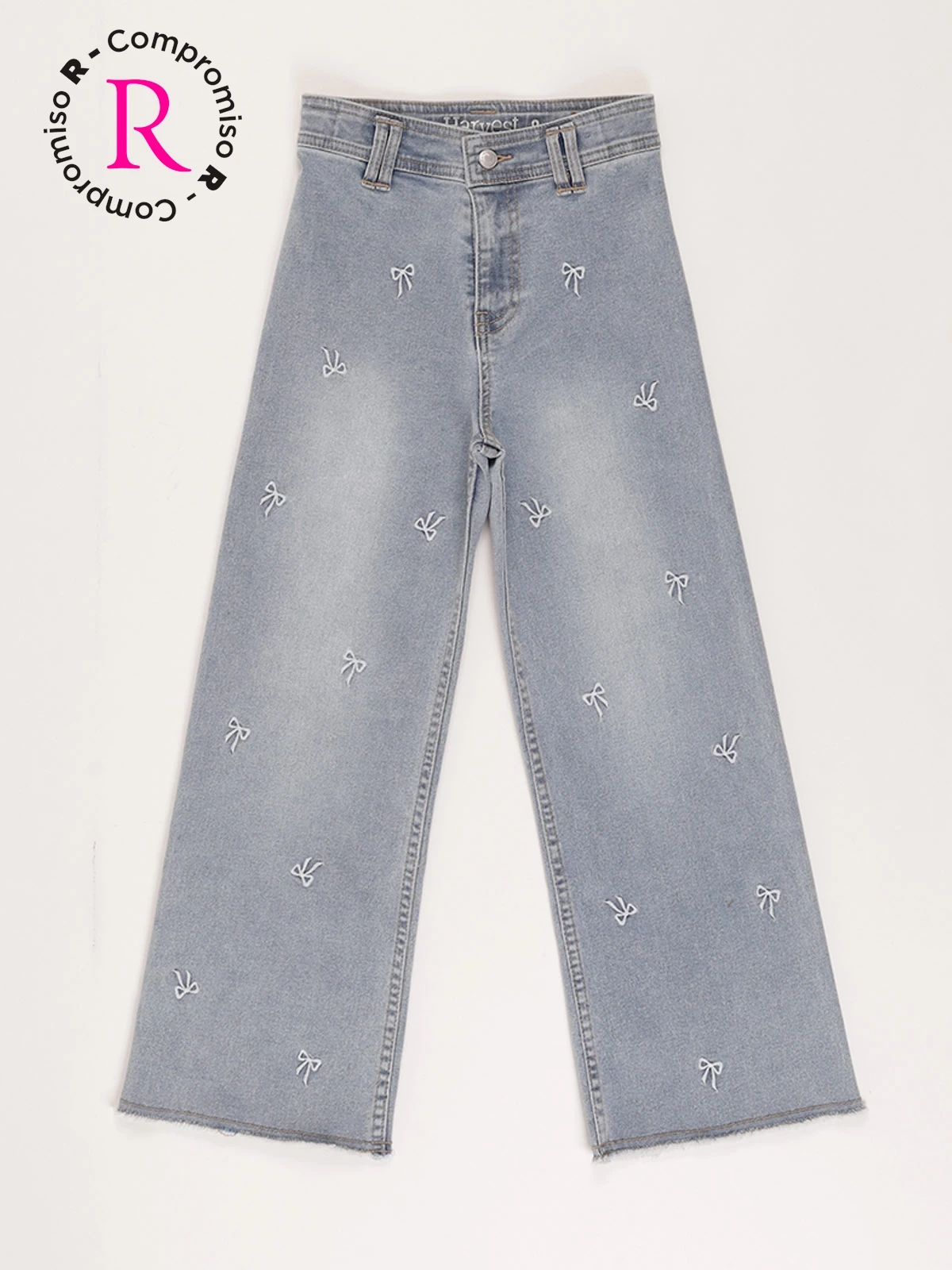 JEAN DENIM BORDADO NIÑA HARVEST - 1