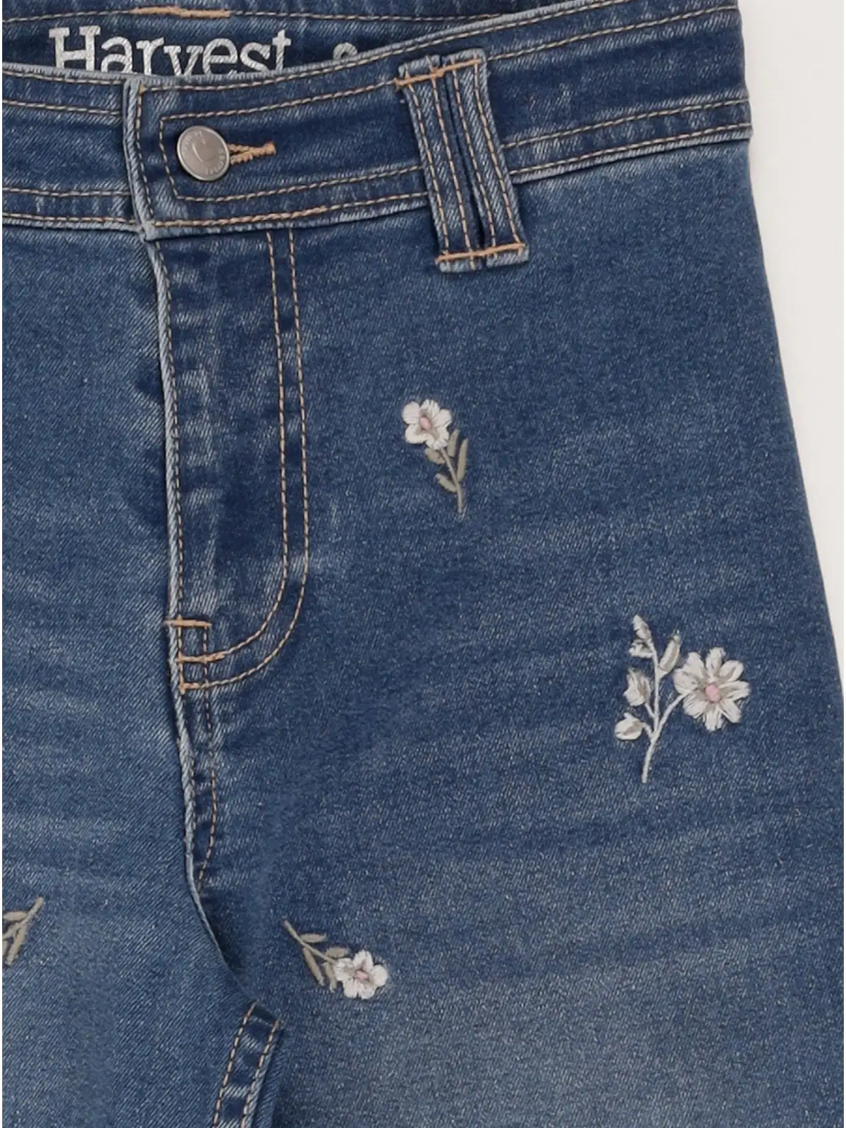 JEAN DENIM BORDADO NIÑA HARVEST - 3