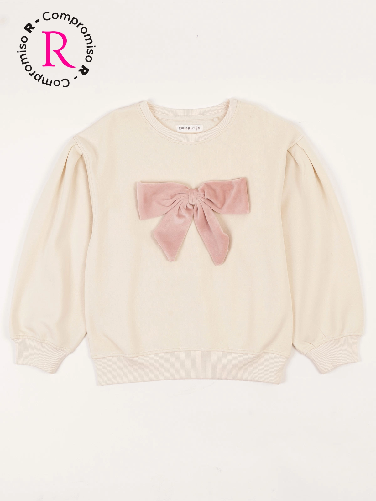 POLERA FRANELA CON APPLICACIÓN DE LAZO NIÑA HARVEST - 1