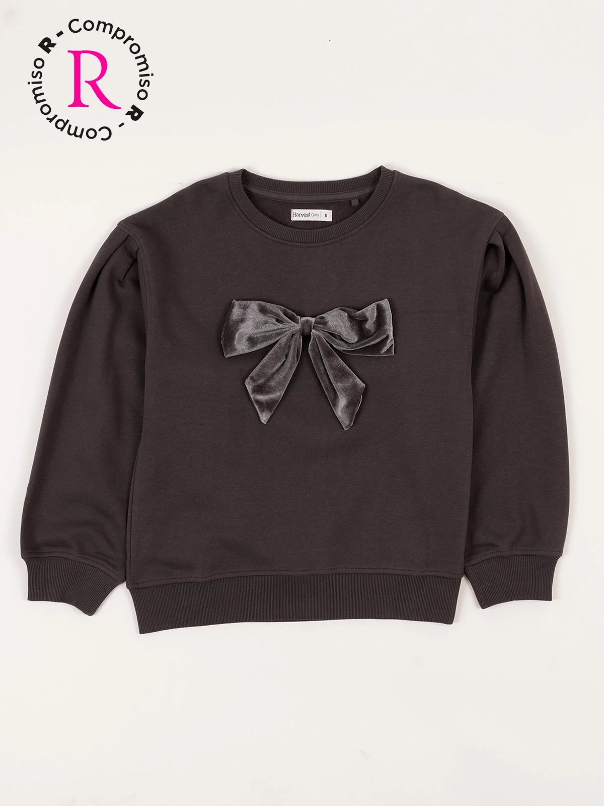 POLERA FRANELA CON APPLICACIÓN DE LAZO NIÑA HARVEST - 1
