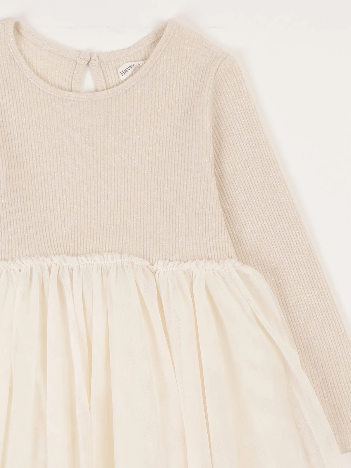 VESTIDO CORTO CON FALDA DE TUL NIÑA HARVEST - 3
