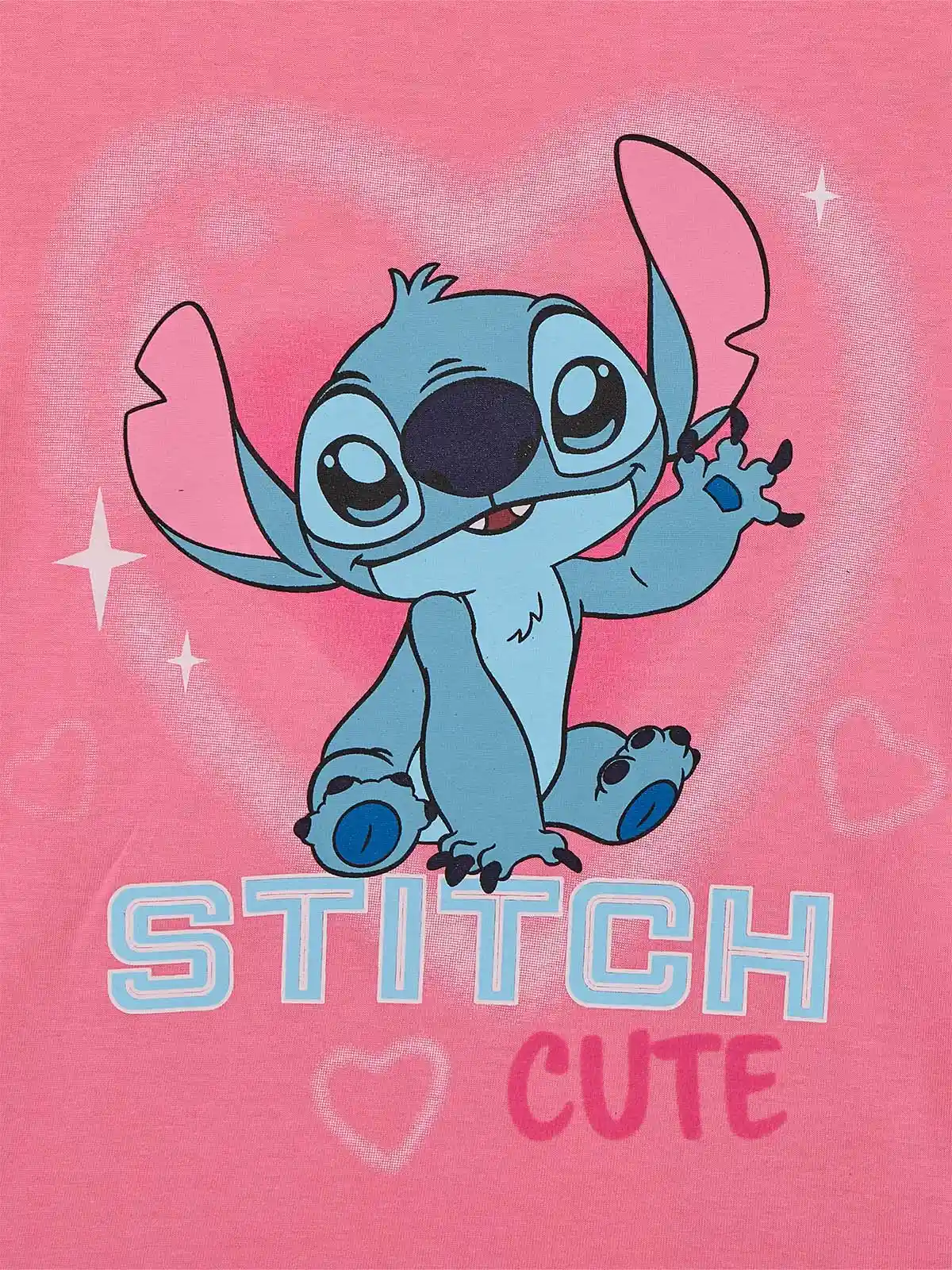 CONJUNTO ALGODÓN ROSADO STITCH PARA NIÑA - 3