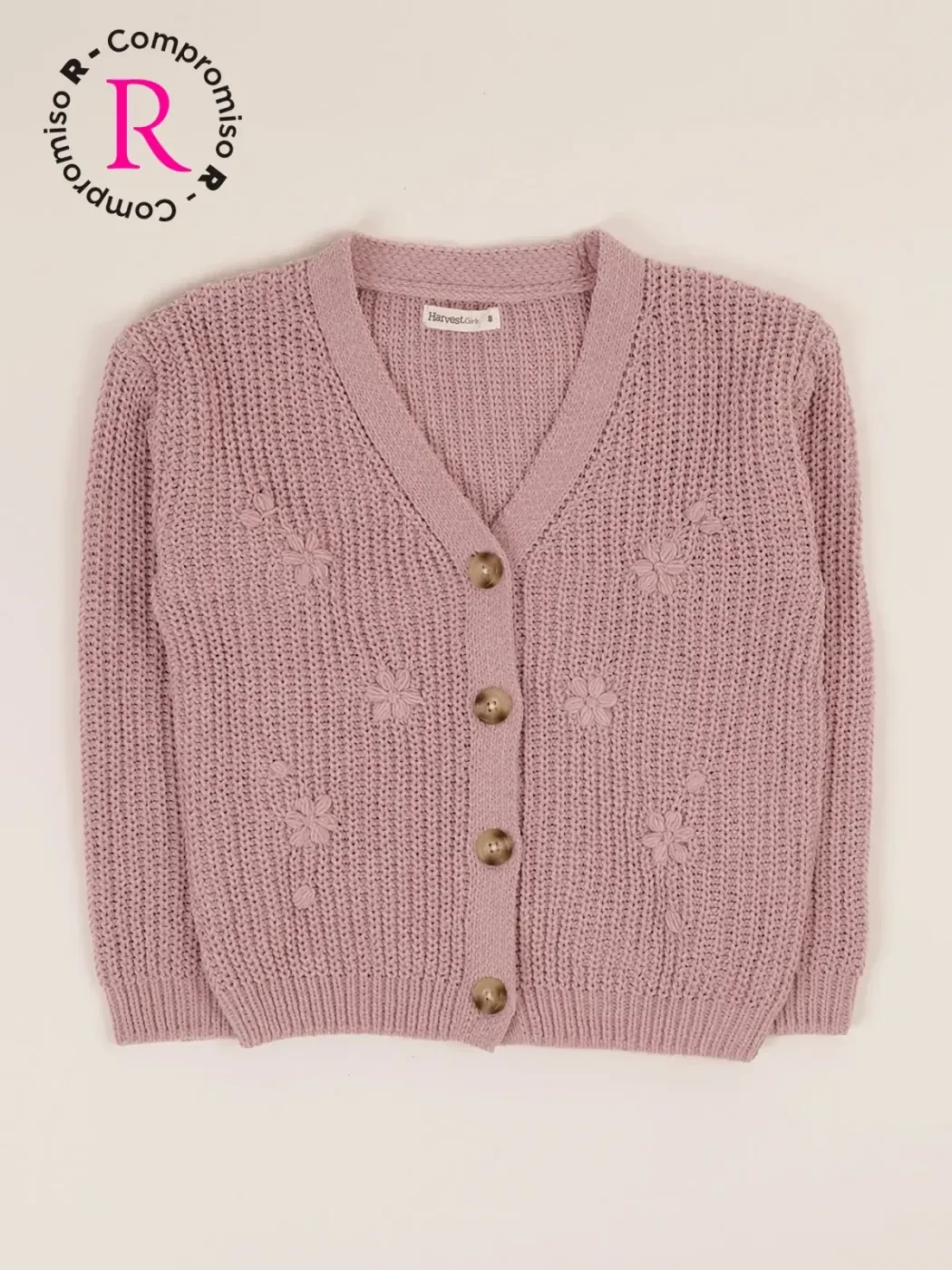 CHOMPA CARDIGAN BORDADO NIÑA HARVEST - 1