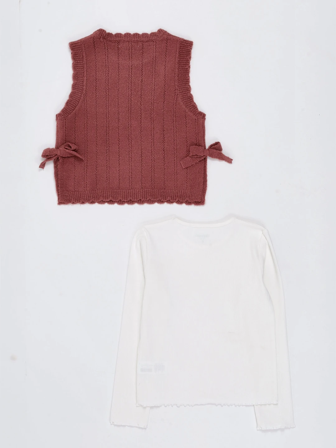 CHOMPA SWEATER SET + BLUSA NIÑA HARVEST - 2