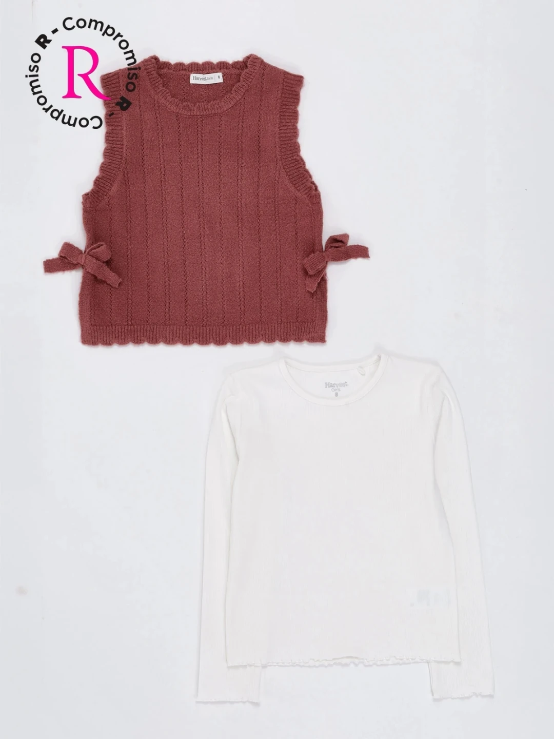 CHOMPA SWEATER SET + BLUSA NIÑA HARVEST - 1