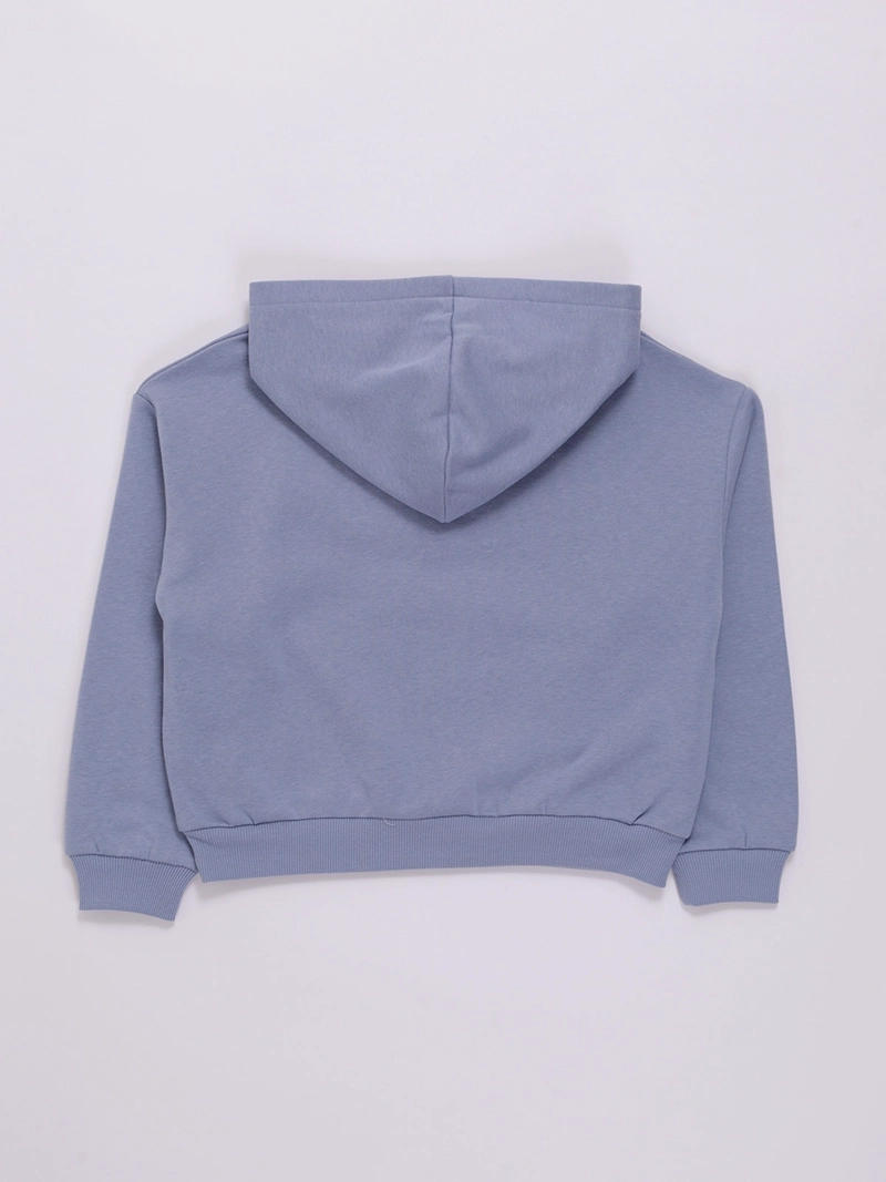 POLERA CAPUCHA FRANELA APLICACIÓN DE PERLAS NIÑA HARVEST - 2